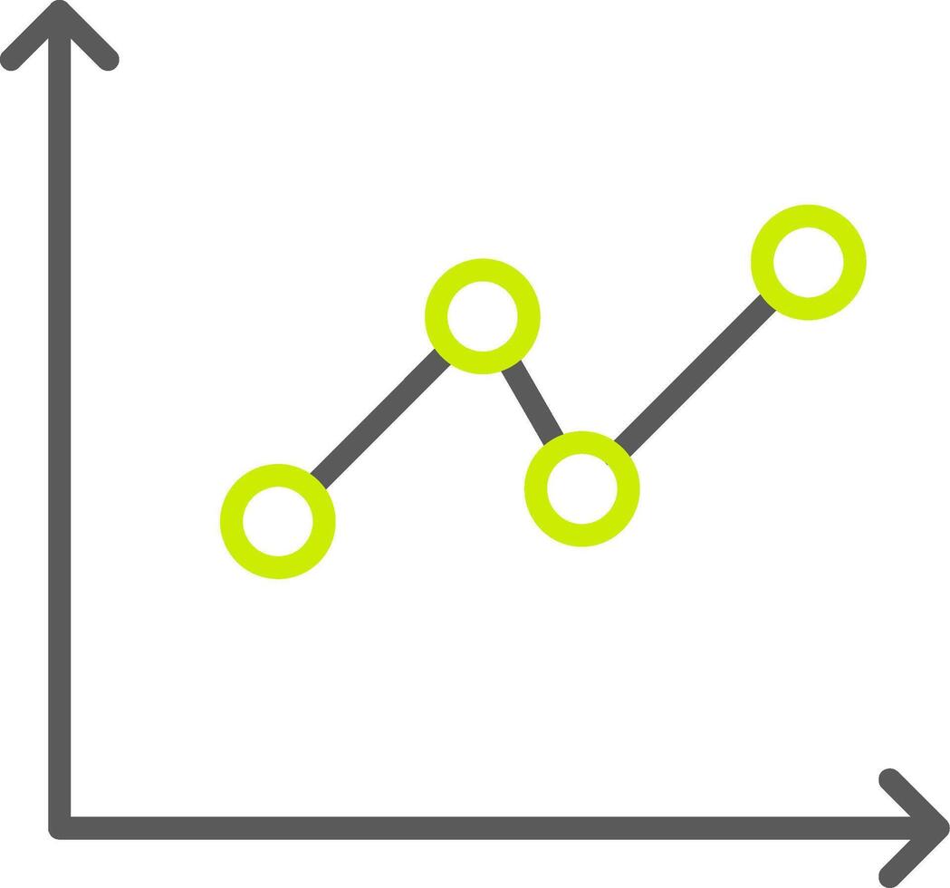 Linie zwei Farbe Grafik Linie zwei Farbe Symbol vektor