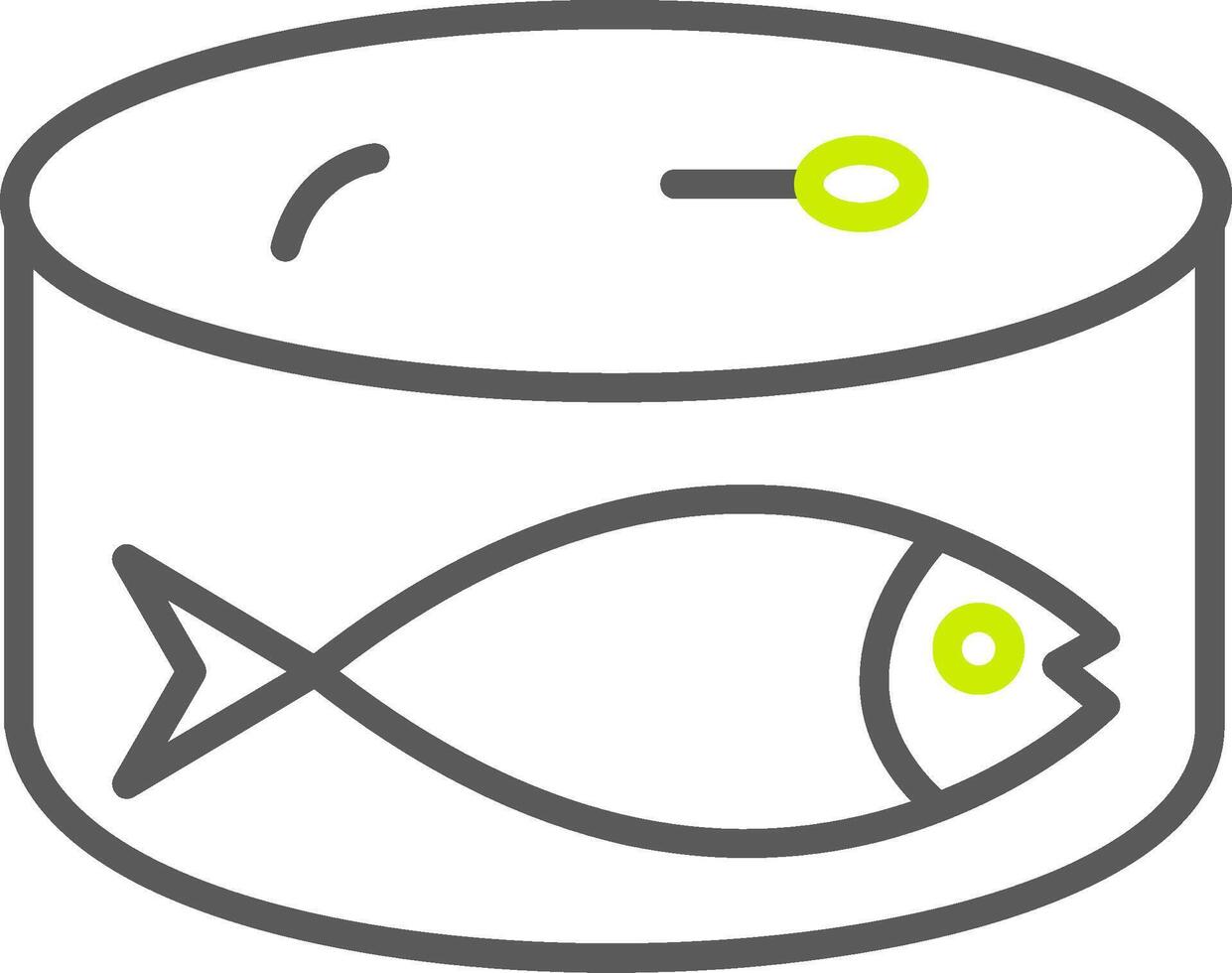 sardiner linje två Färg ikon vektor