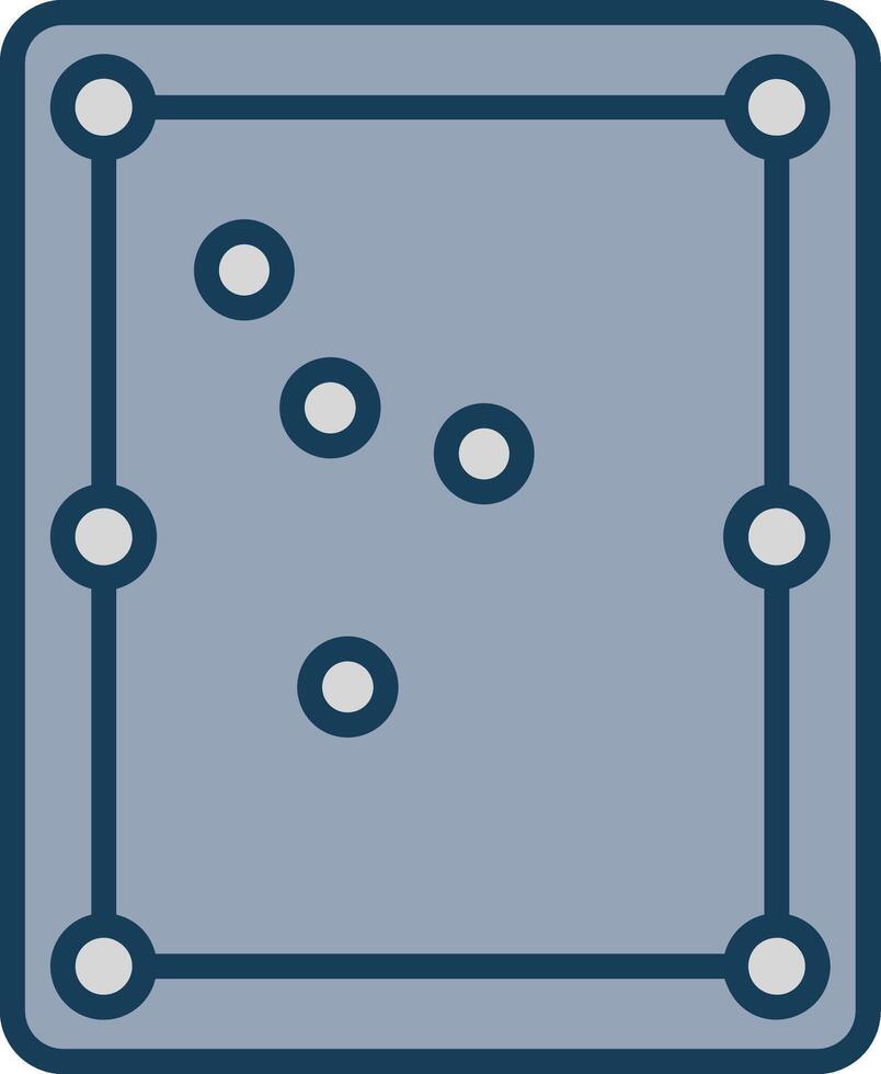 Schwimmbad Tabelle Linie gefüllt grau Symbol vektor