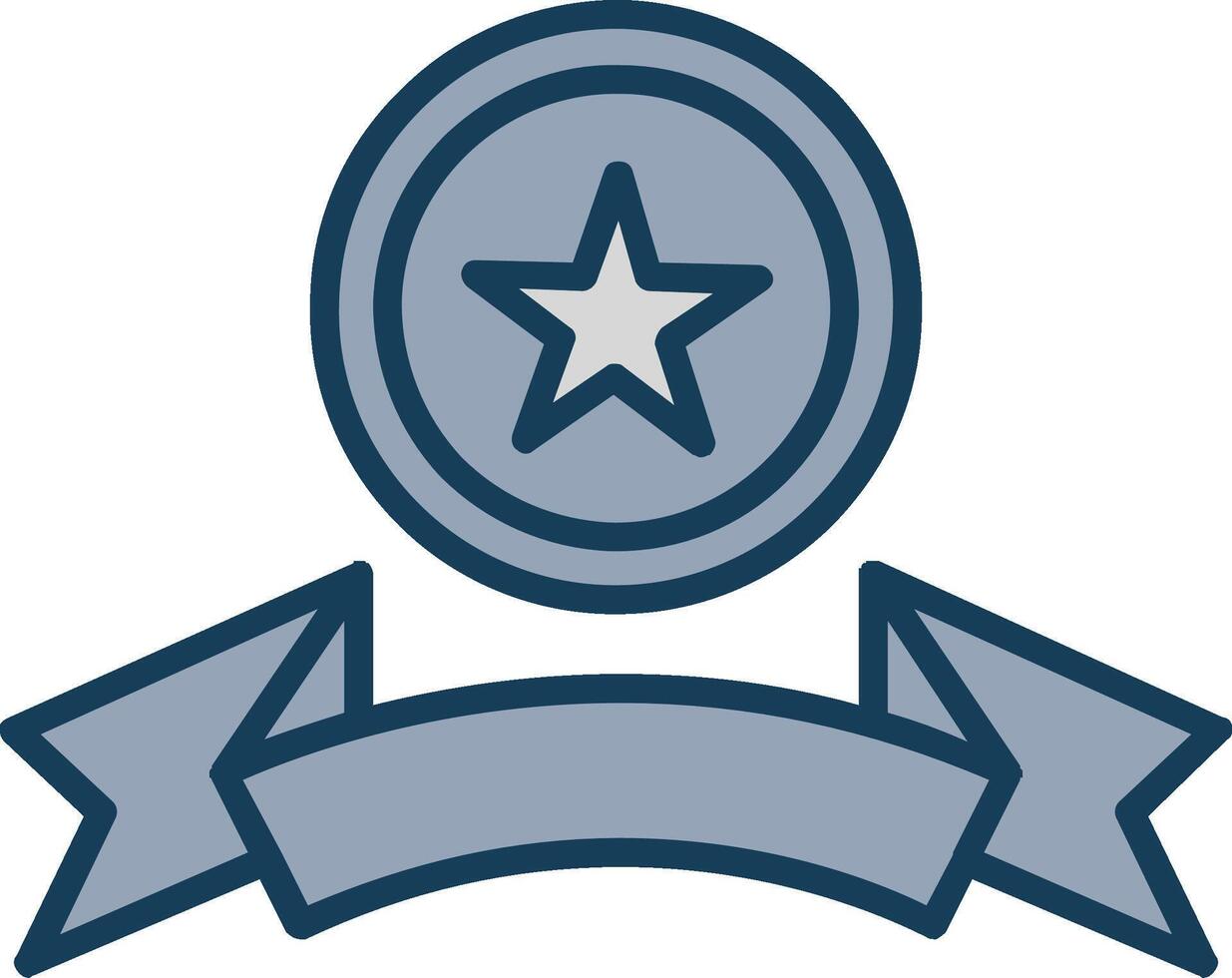 emblem linje fylld grå ikon vektor