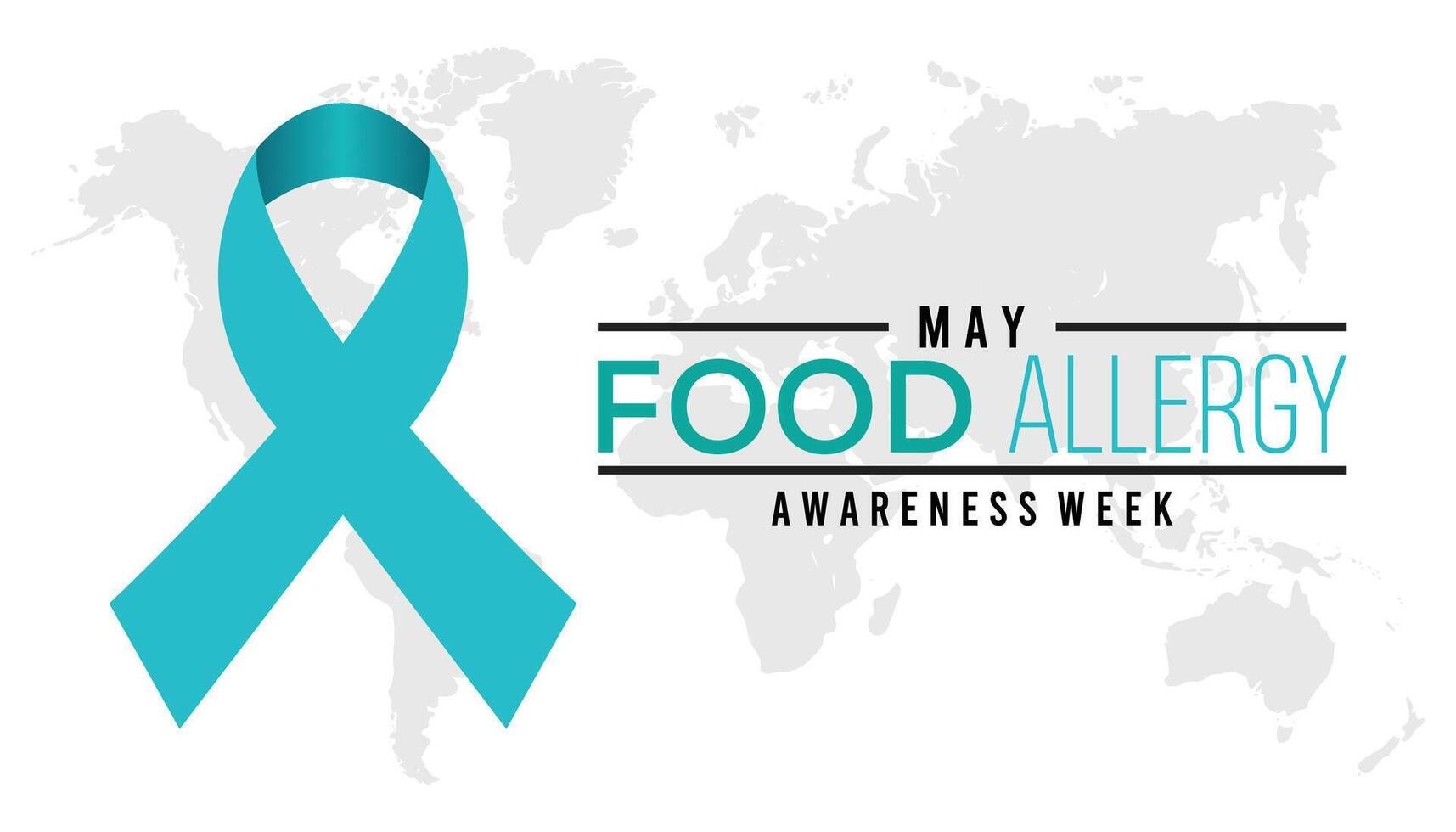 Essen Allergie Bewusstsein Woche beobachtete jeder Jahr im dürfen. Vorlage zum Hintergrund, Banner, Karte, Poster mit Text Inschrift. vektor
