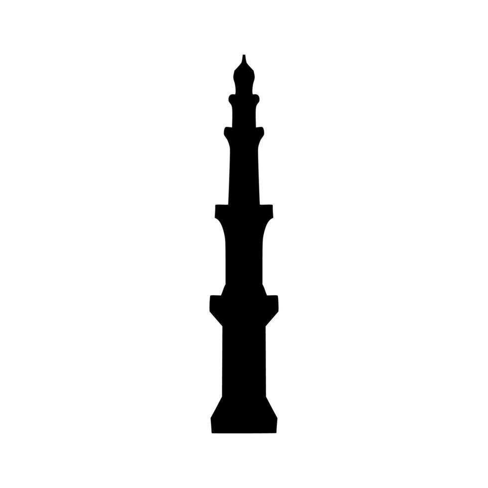 Illustration von ein Moschee Turm vektor