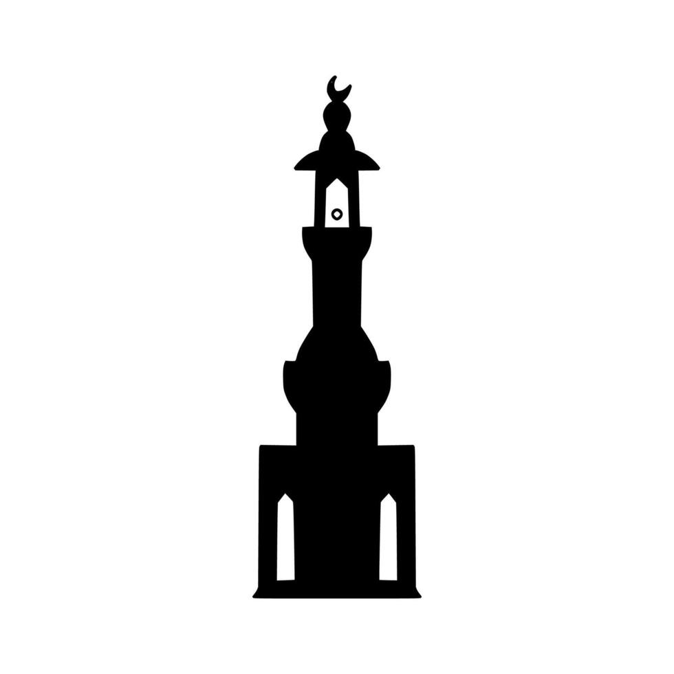 Illustration von ein Moschee Turm vektor