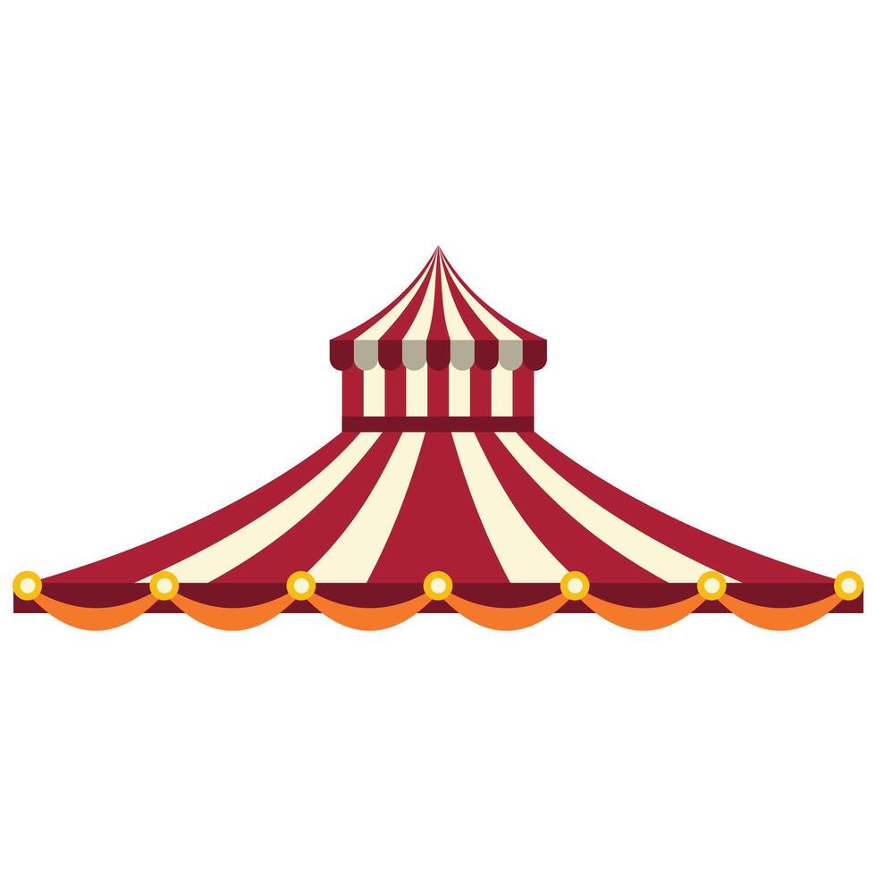 karneval cirkus tält vektor