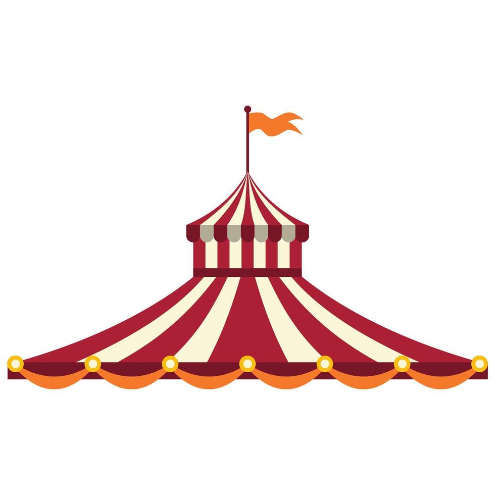karneval cirkus tält vektor