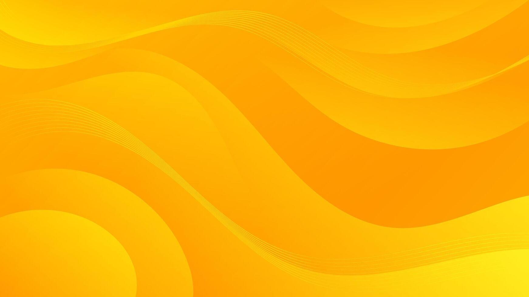 abstrakt Hintergrund Gelb Orange Welle Muster. vielseitig zum Webseiten, Flyer, Poster, und Digital Kunst vektor