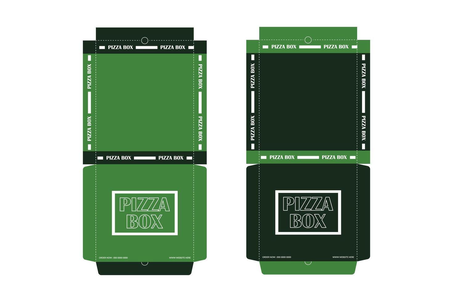 pizza låda design, pizza förpackning design, pizza låda ddesign mallar, skiss låda design, pizza realistisk kartong låda vektor