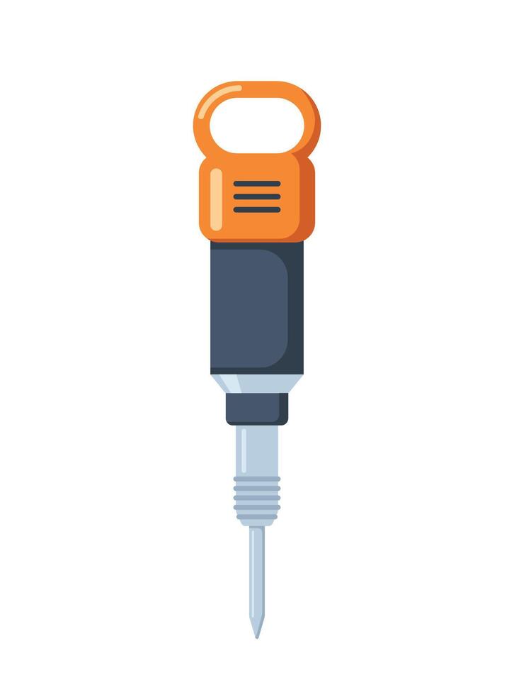 Presslufthammer, pneumatisch bohren oder Abriss Hammer. Illustration. vektor