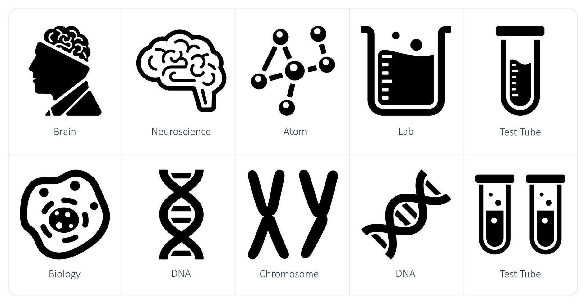 ein einstellen von 10 Wissenschaft und Experiment Symbole wie Chemie Klassen, Wissenschaft Klasse, Formel Wissenschaft vektor