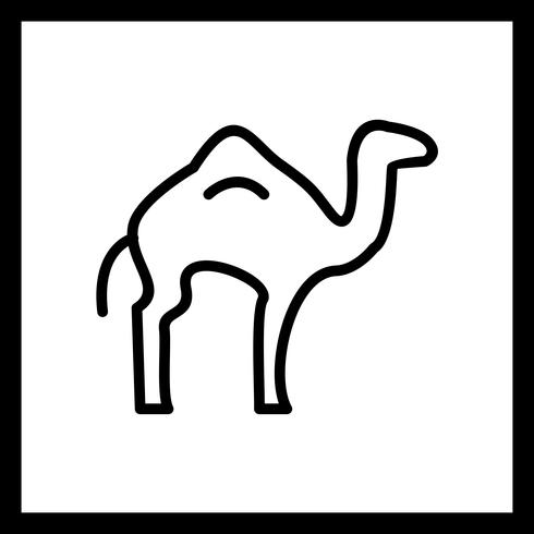 Vektor Camel Ikon