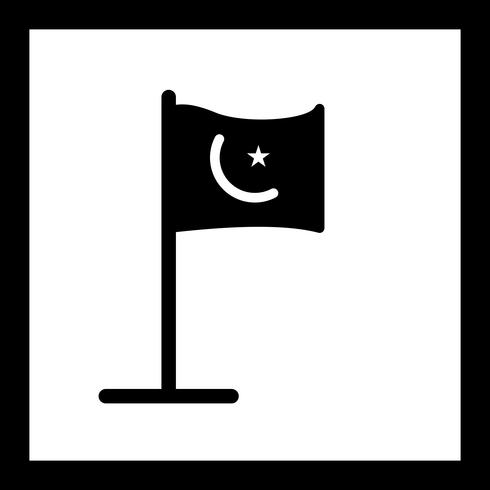 Vektor Islamic Flag Icon