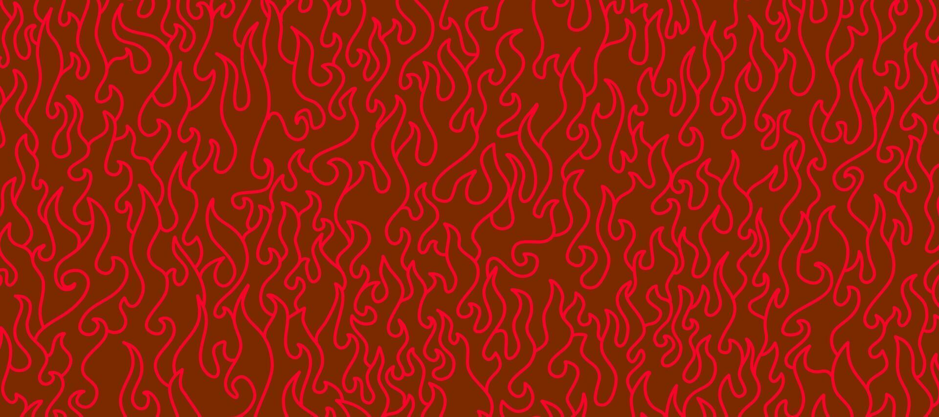 brand bakgrund. flamma bakgrund. brand mönster bakgrund. flamma mönster. vektor
