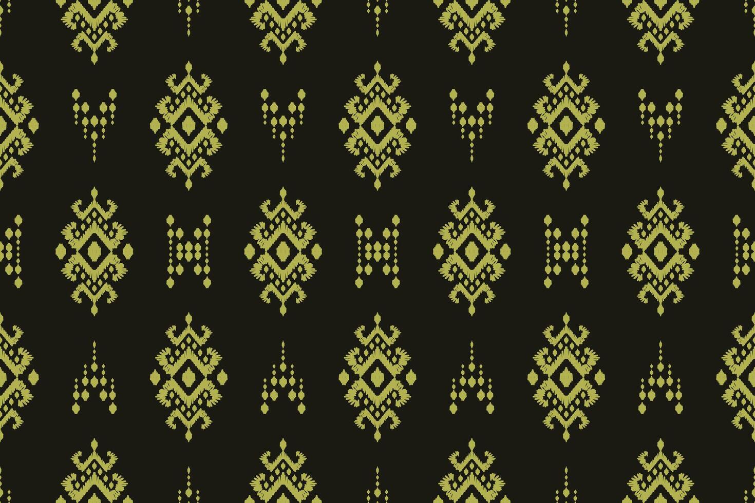 Ikat Stammes- indisch nahtlos Muster. ethnisch aztekisch Stoff Teppich Mandala Ornament einheimisch Boho Chevron textil.geometrisch afrikanisch amerikanisch orientalisch traditionell Illustrationen. Stickerei Stil vektor