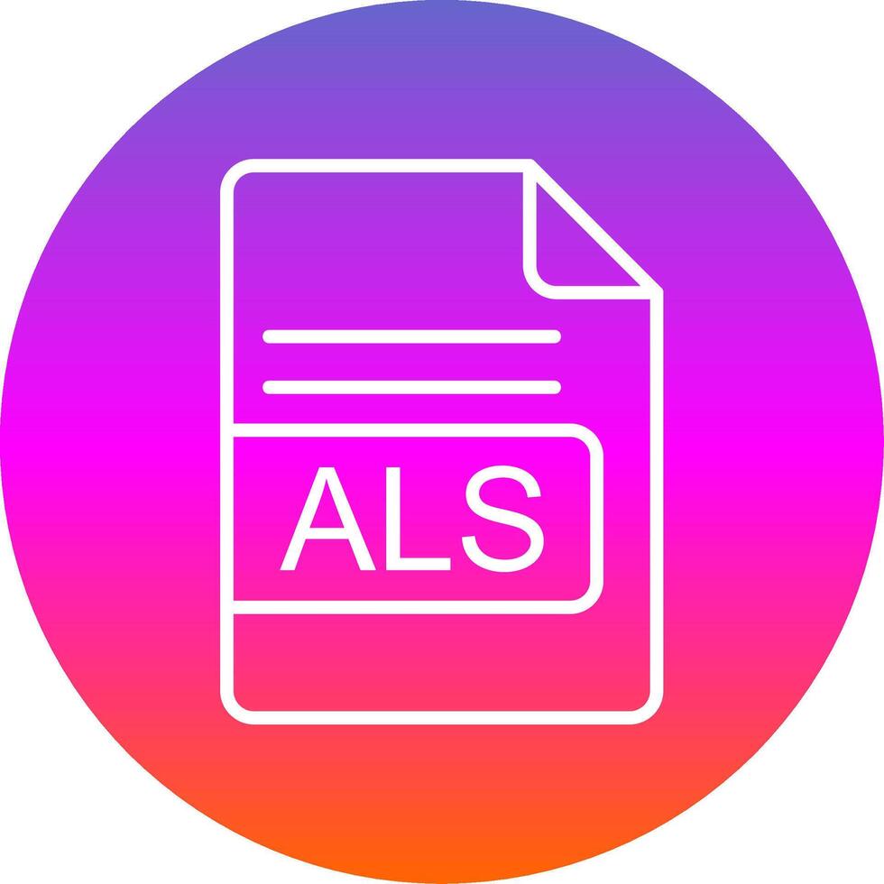 als Datei Format Linie Gradient Kreis Symbol vektor