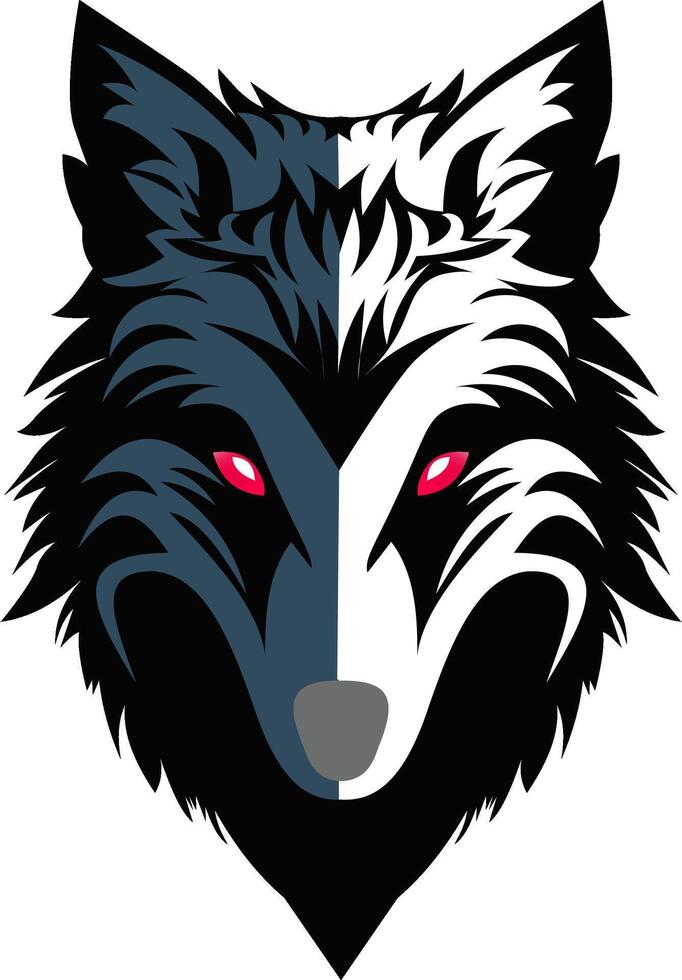 Wolf Esport Logo erheben Ihre Spielen Erfahrung mit unser Logo Design vektor