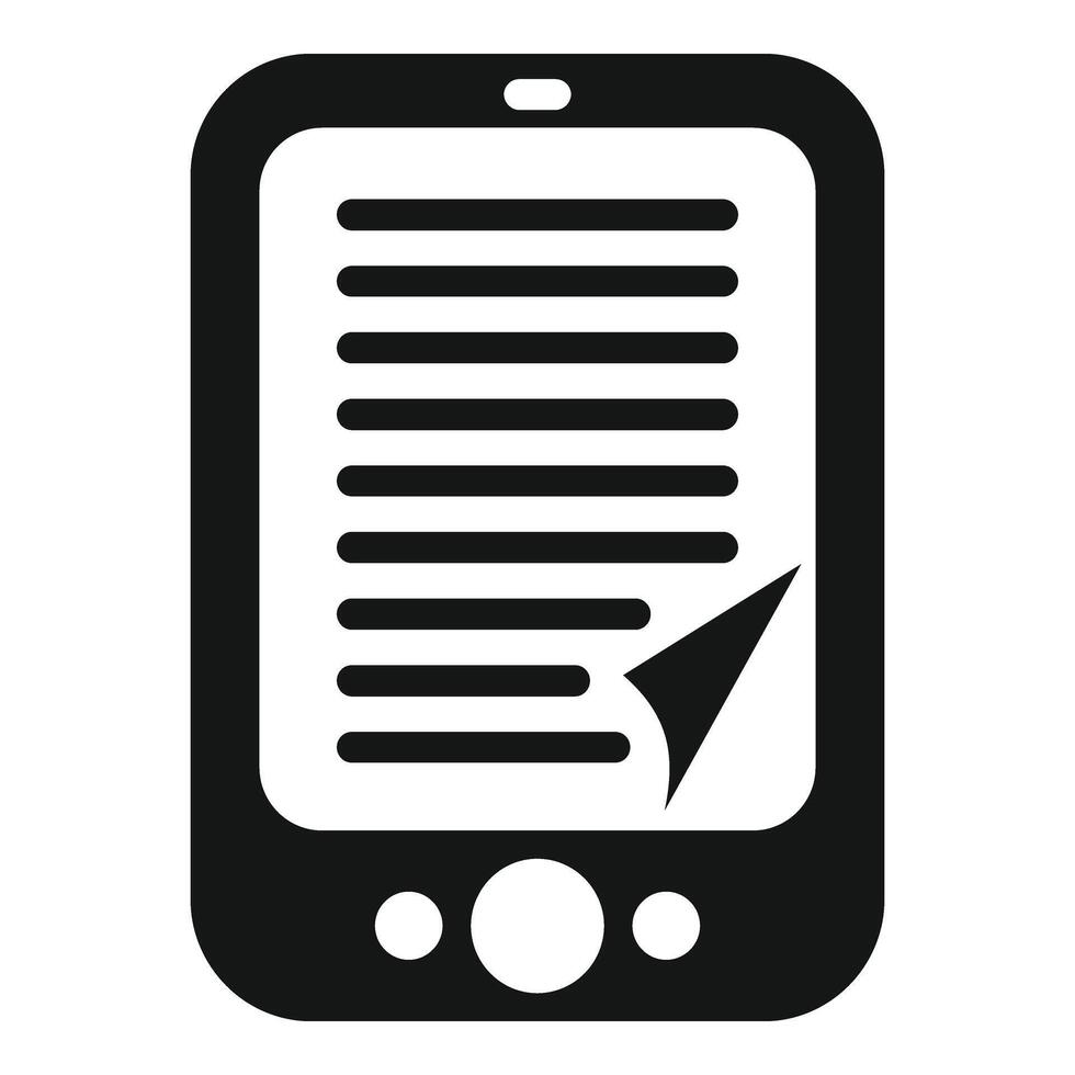 ebook Literatur lernen Symbol einfach . Öffentlichkeit Lehren vektor