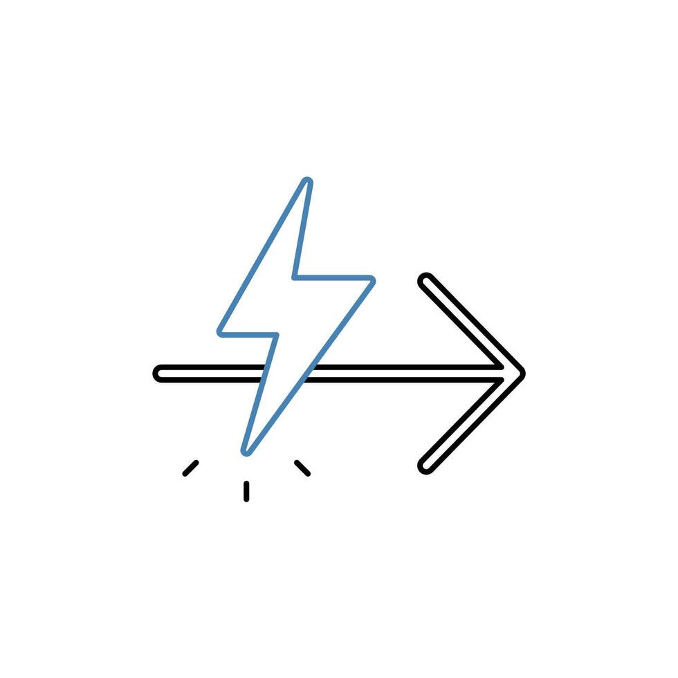 beskrivning begrepp linje ikon. enkel element illustration. beskrivning begrepp översikt symbol design. vektor
