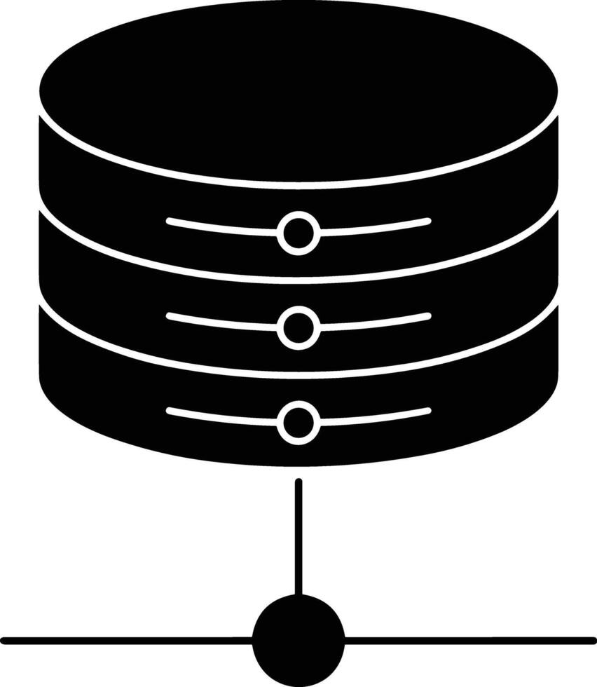 Lager Daten Symbol Symbol Bild zum Datenbank Illustration vektor