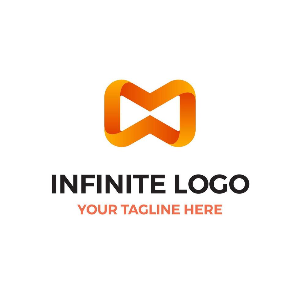 oändlighet slinga logotyp vektor