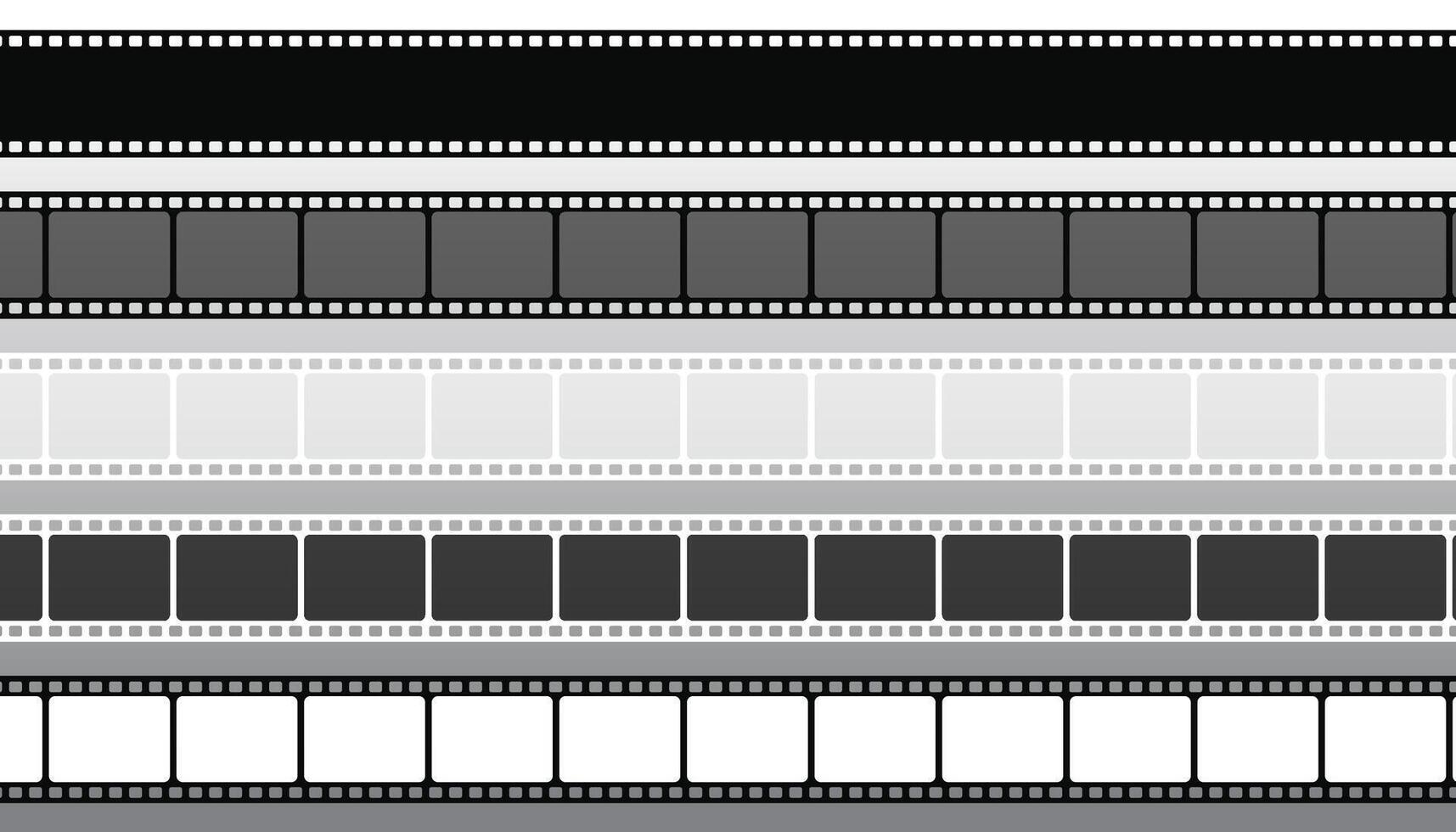 bio bakgrund. realistisk filma remsa i perspektiv. 3d isometrisk filma remsa. design bio film festival affisch. mall för festival modern bio med plats för text. filma industri begrepp. vektor