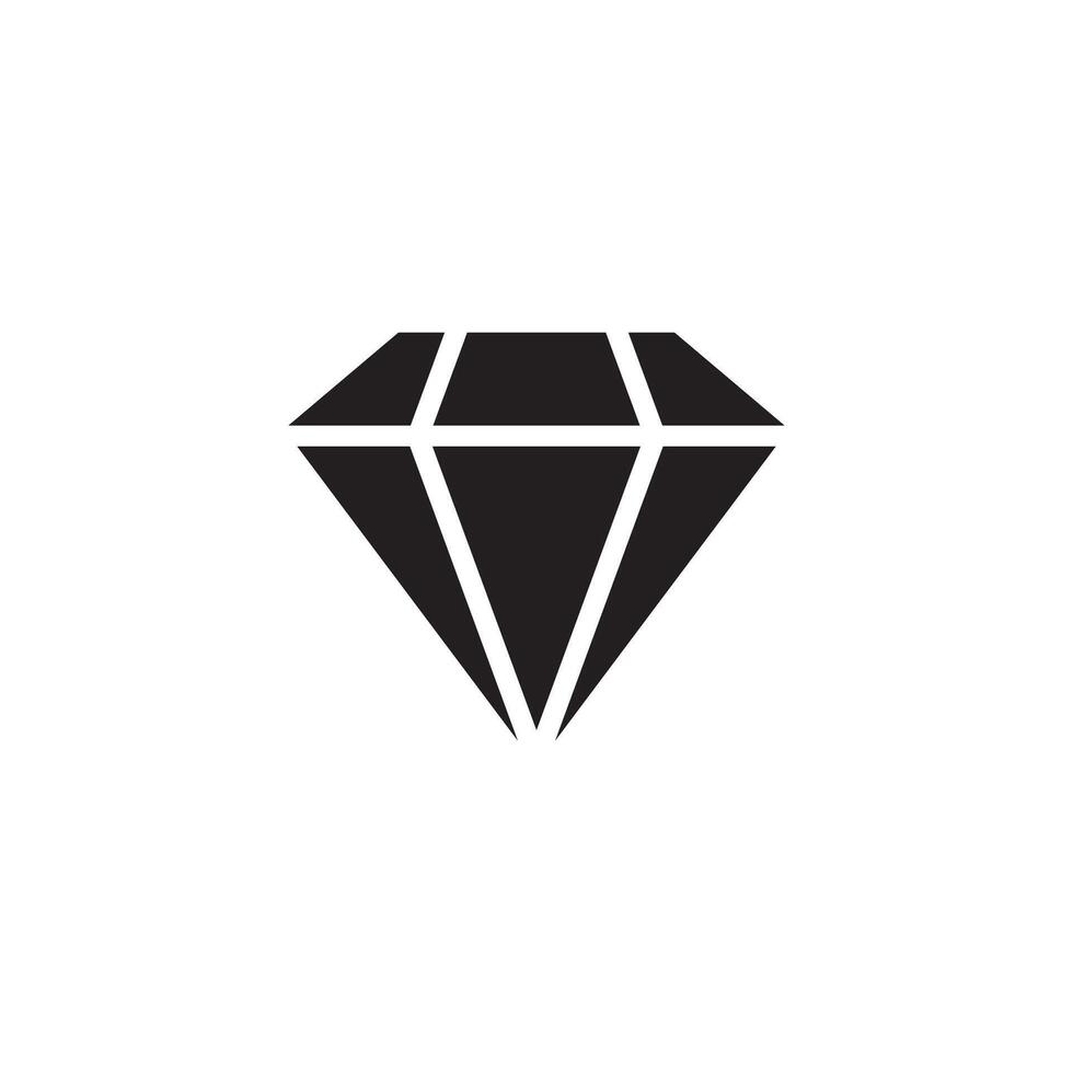 diamant logotyp mall ikon illustration design vektor