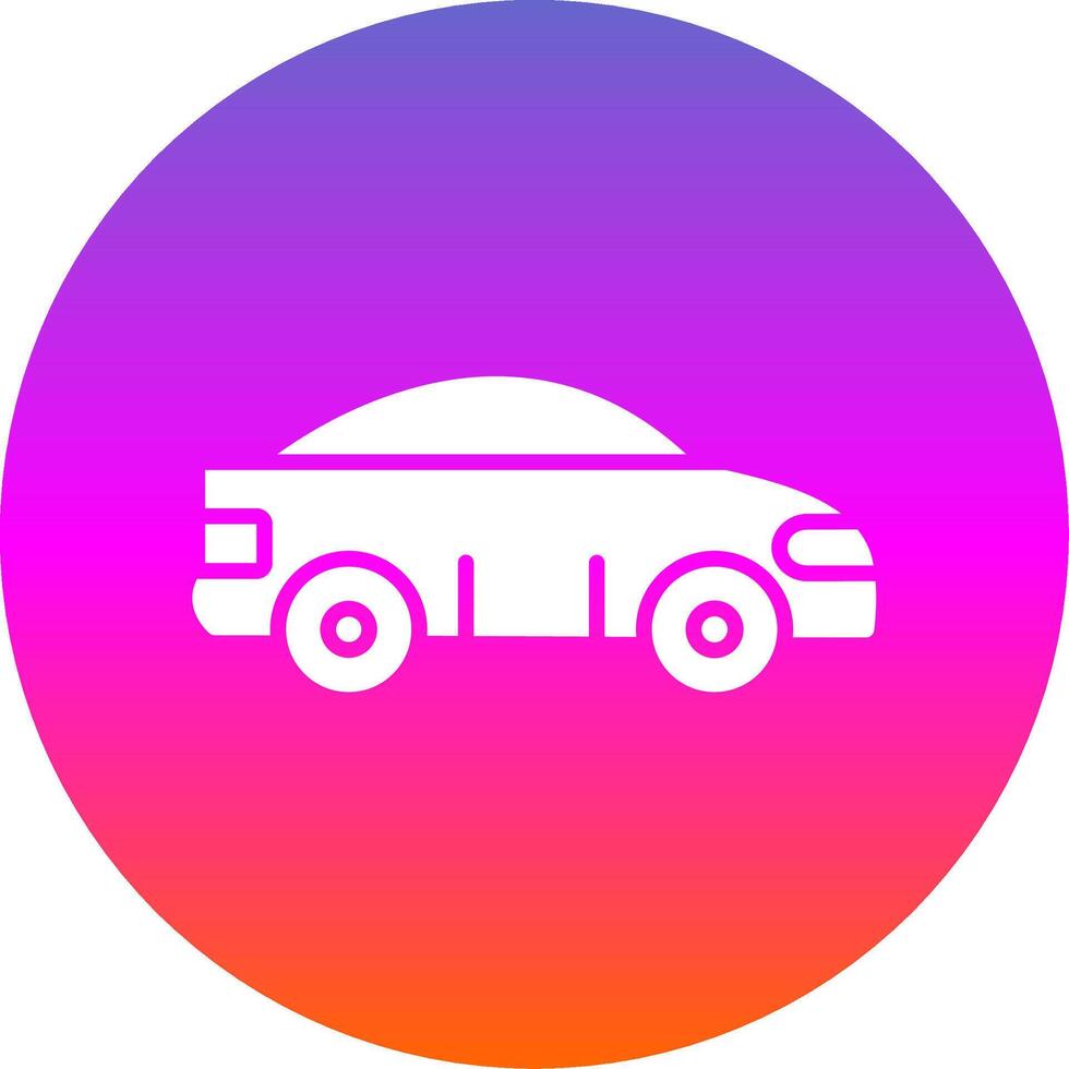 Taxi Glyphe Gradient Kreis Symbol Design vektor