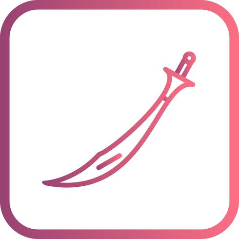 Vektor-Schwert-Symbol vektor