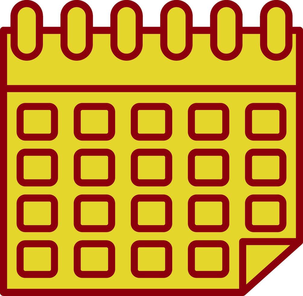 Kalender Jahrgang Symbol Design vektor