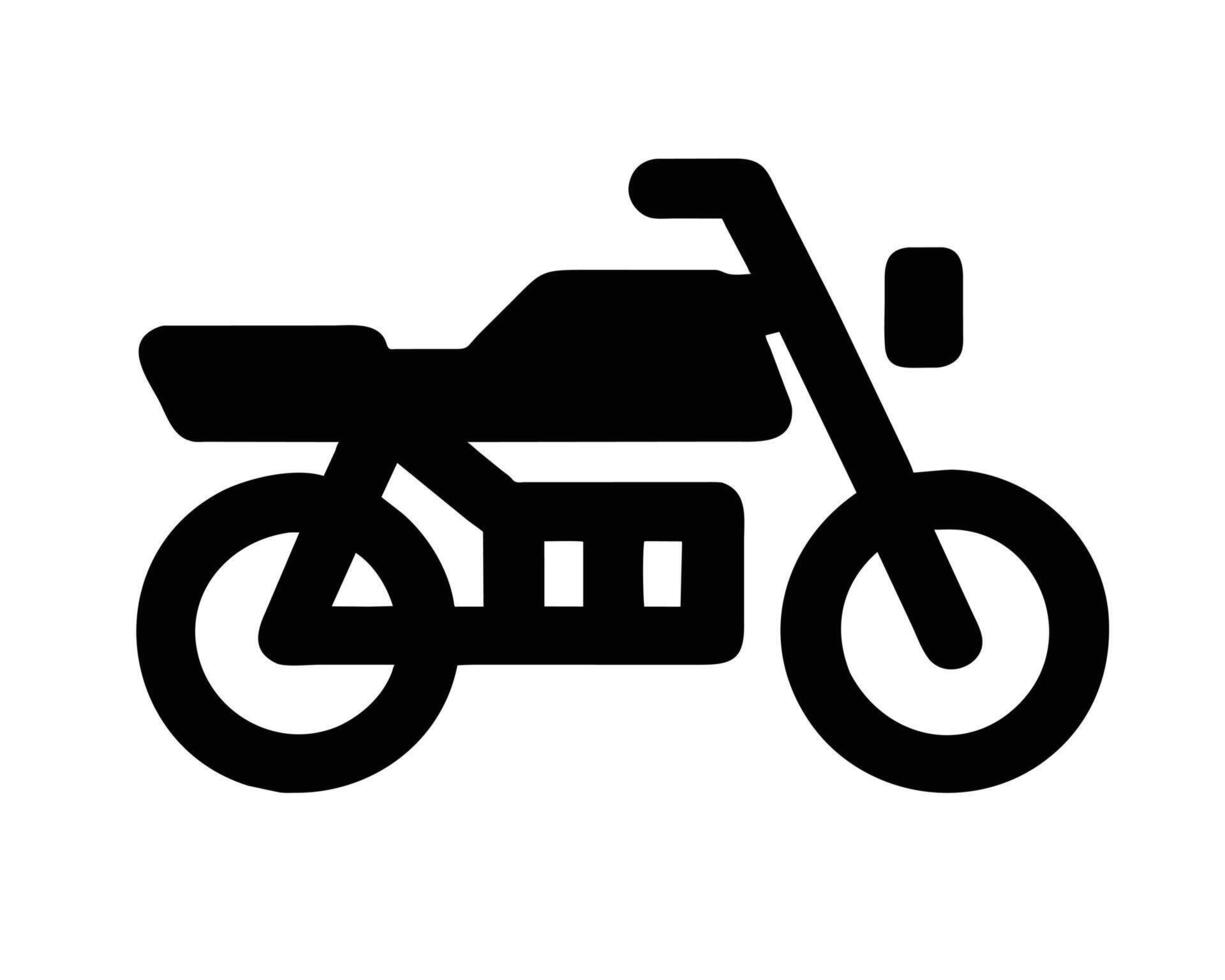Fahrrad eben Symbol Illustration vektor