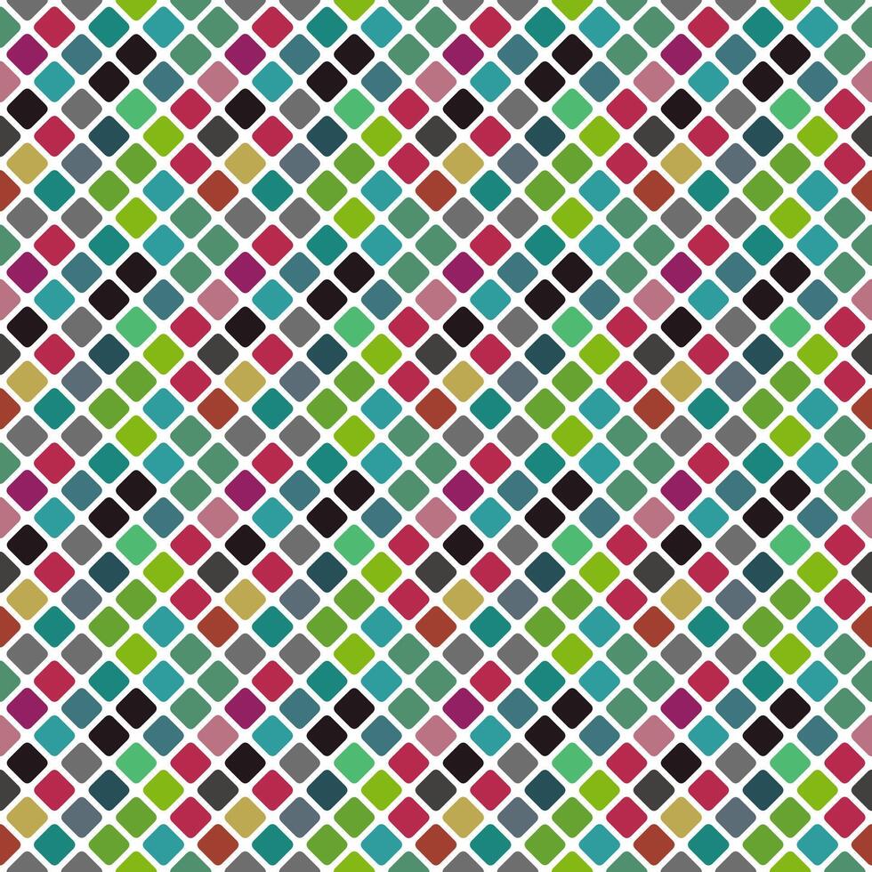mehrfarbig abstrakt geometrisch Platz Muster Hintergrund Design vektor
