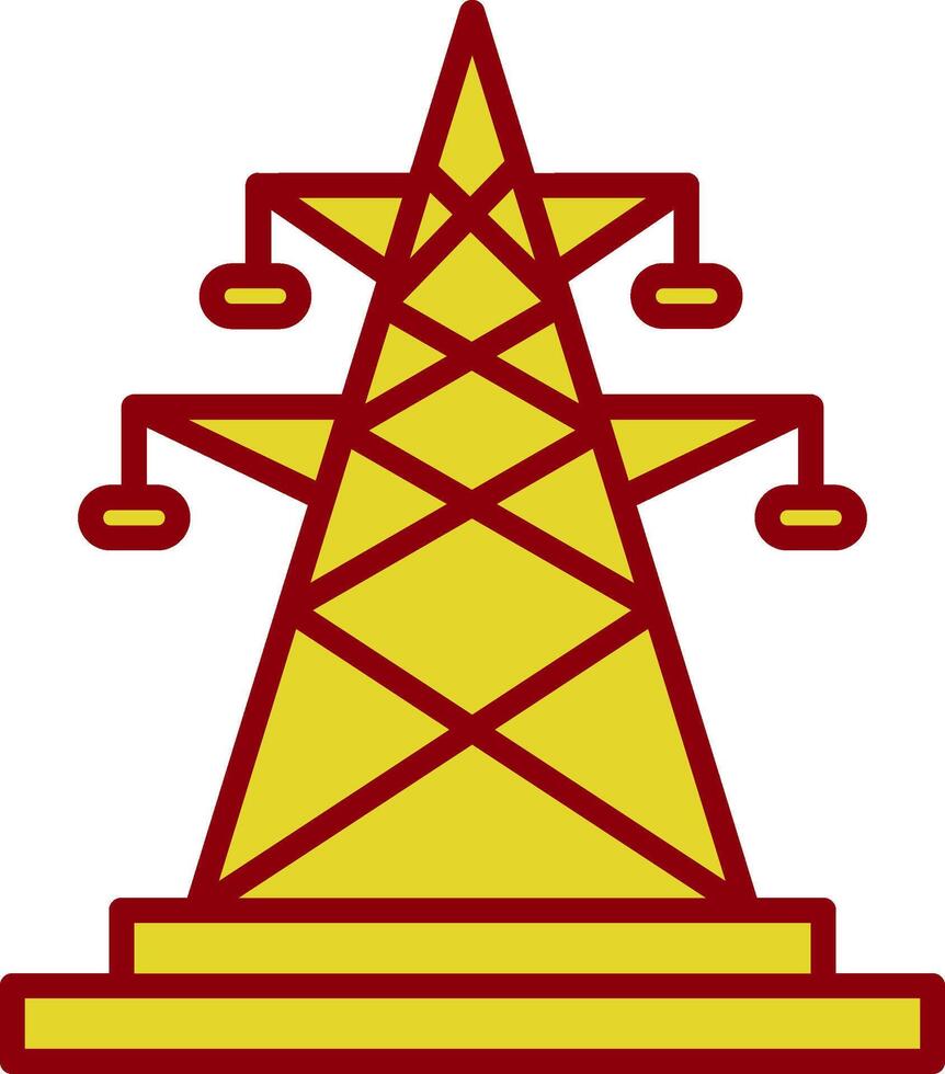 elektrisch Jahrgang Symbol Design vektor