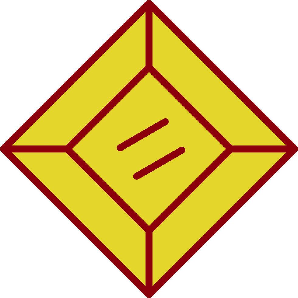 Juwel Jahrgang Symbol Design vektor