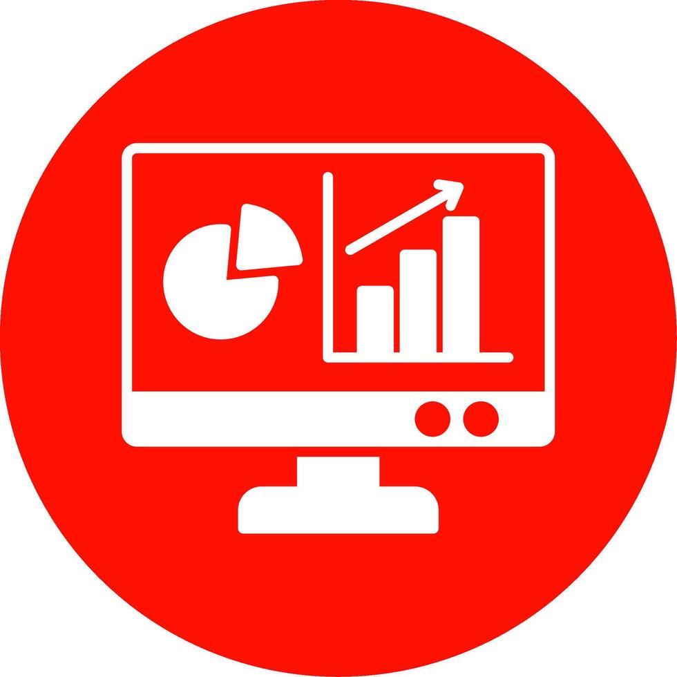 Geschäft Daten multi Farbe Kreis Symbol vektor