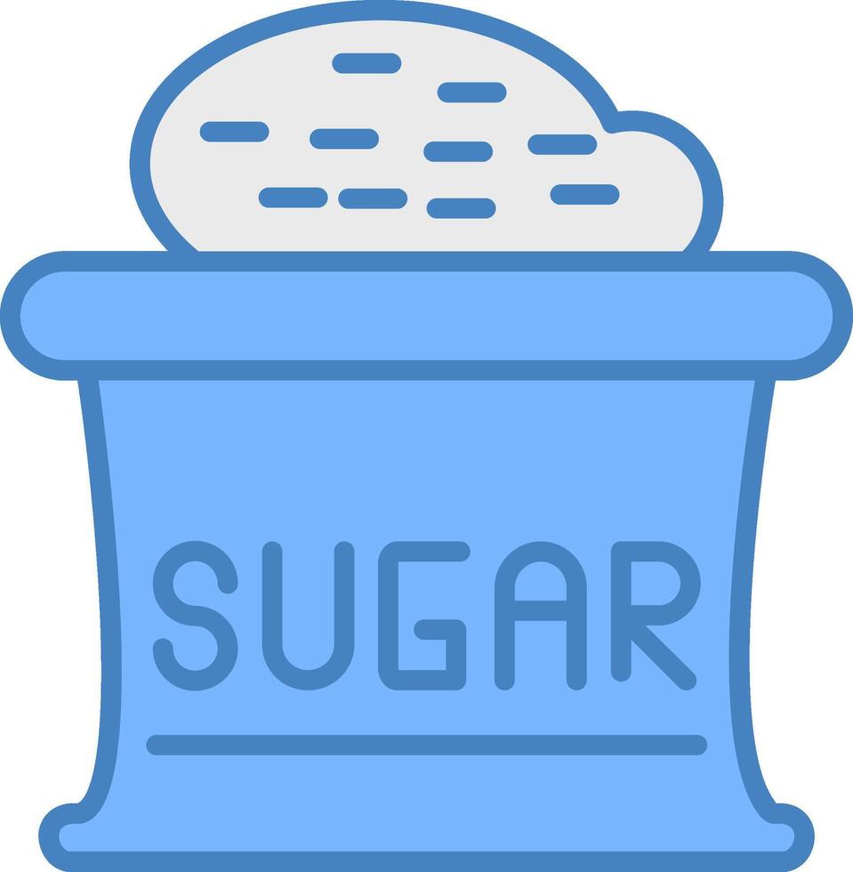 socker linje fylld blå ikon vektor