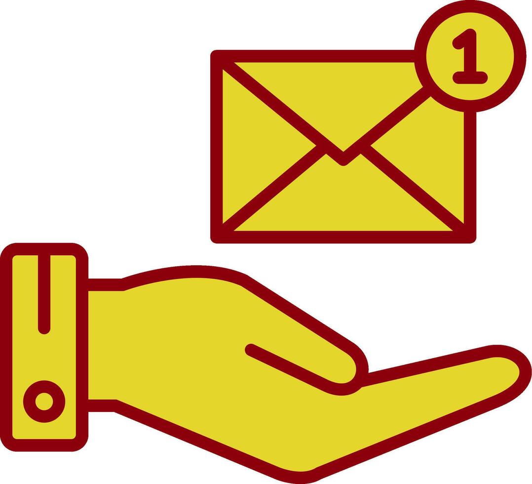 Email Jahrgang Symbol Design vektor