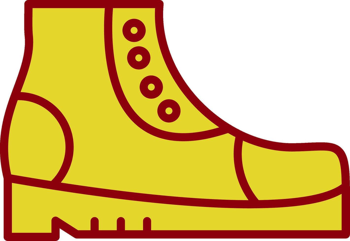 Stiefel Jahrgang Symbol Design vektor