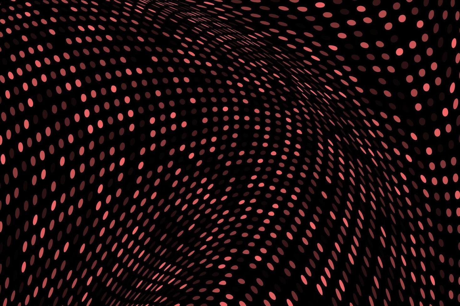 röd vågig prickar cirklar abstrakt bakgrund vektor