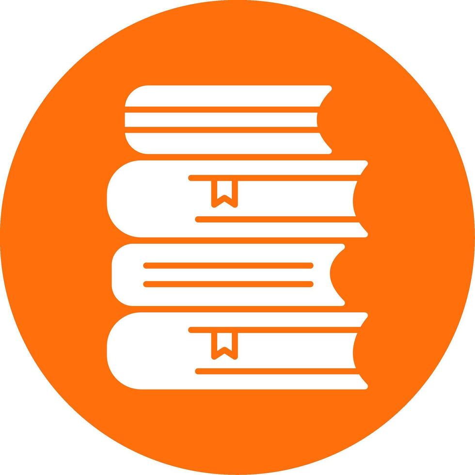 Bücher multi Farbe Kreis Symbol vektor