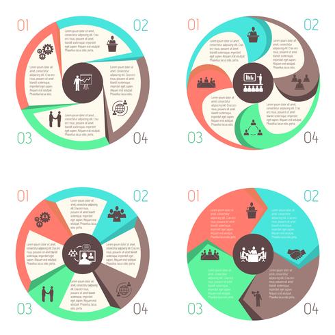 Träffa människor online infographic pictograms set vektor