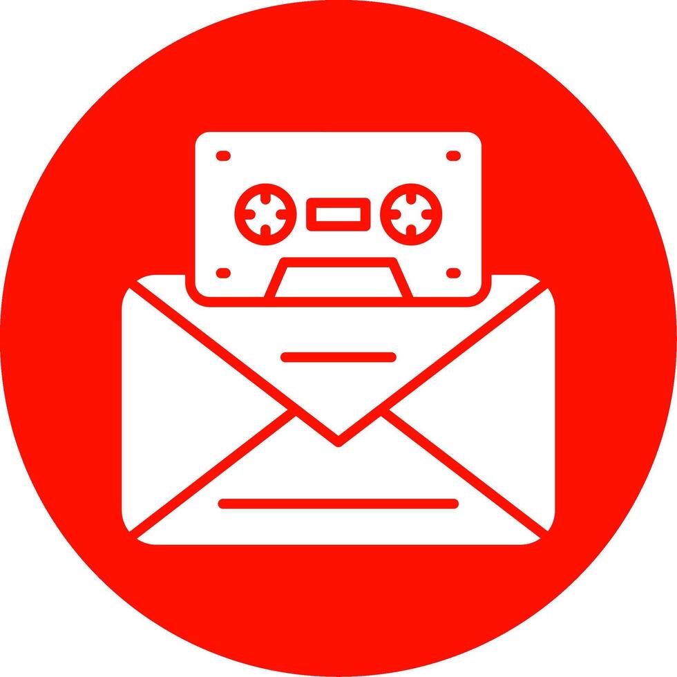 Stimme Mail multi Farbe Kreis Symbol vektor