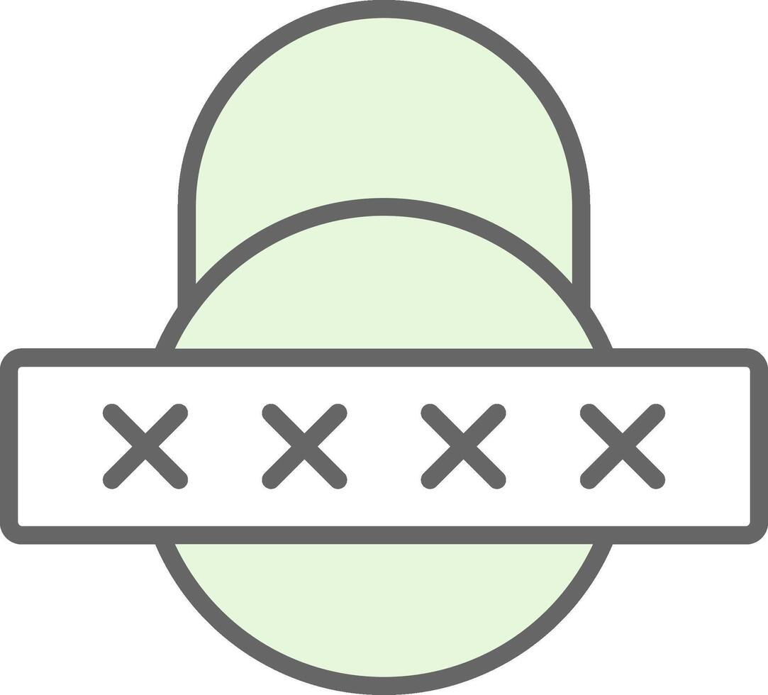 säkerhet Lösenord fylla ikon design vektor