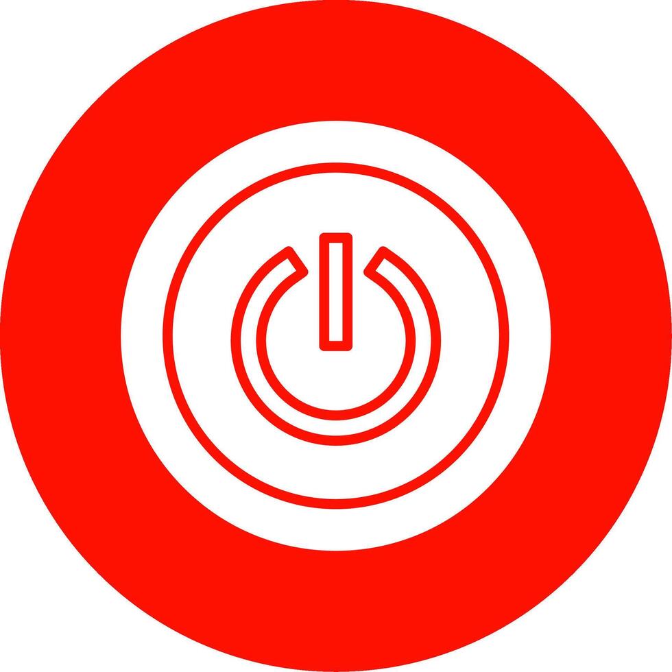 kraft knapp mång Färg cirkel ikon vektor