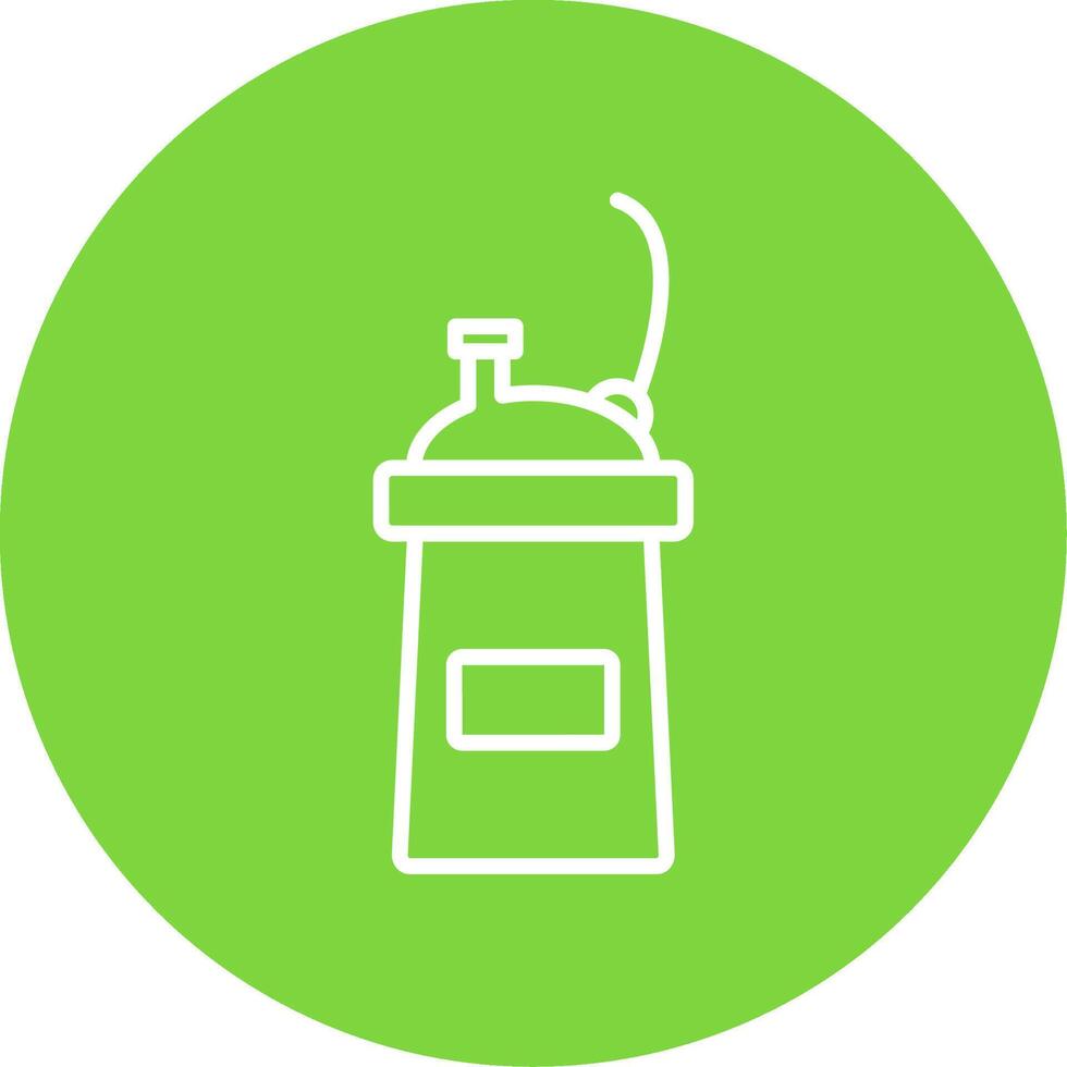 Protein Shake multi Farbe Kreis Symbol vektor