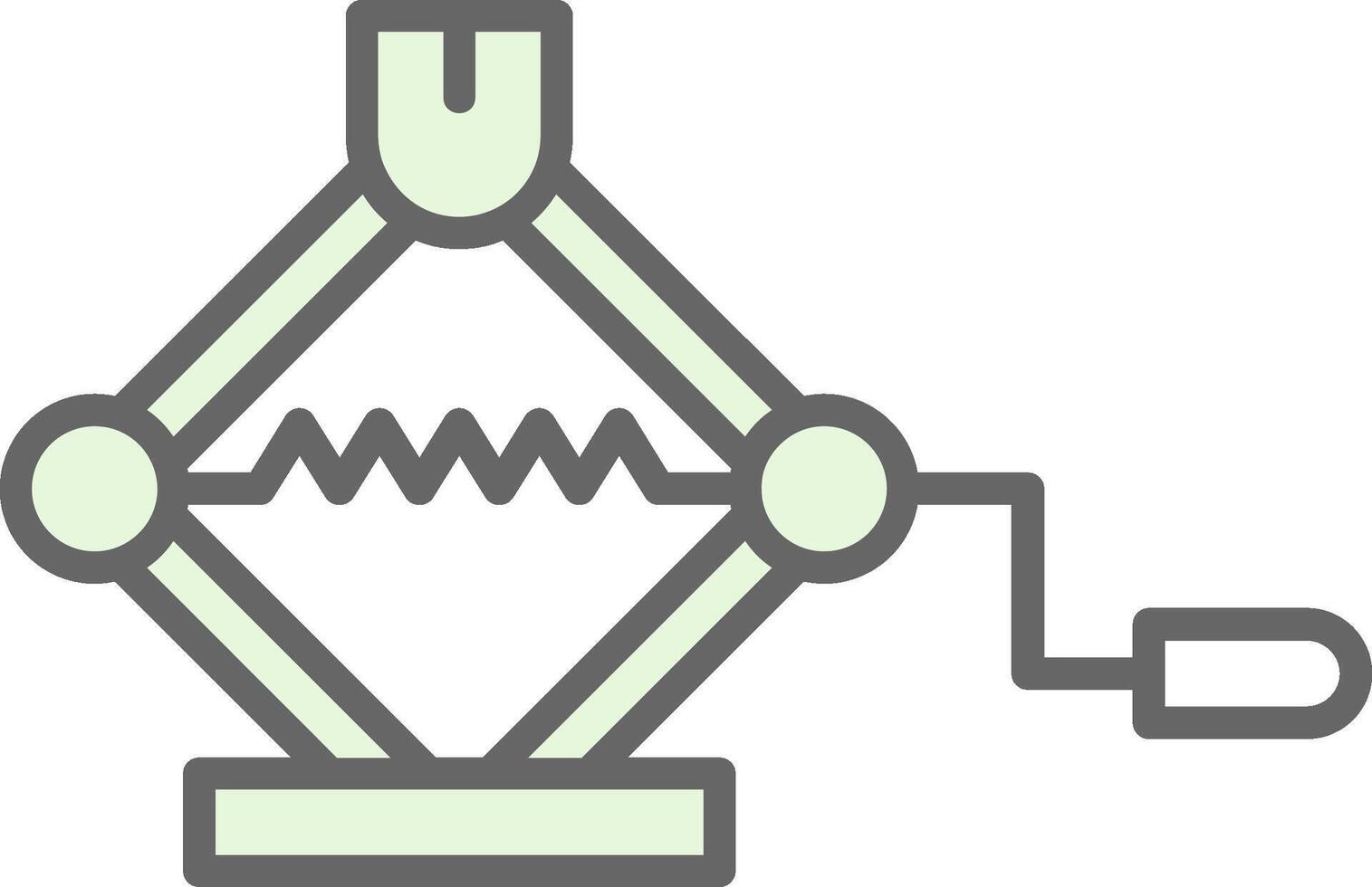 Auto Jack Stutfohlen Symbol Design vektor