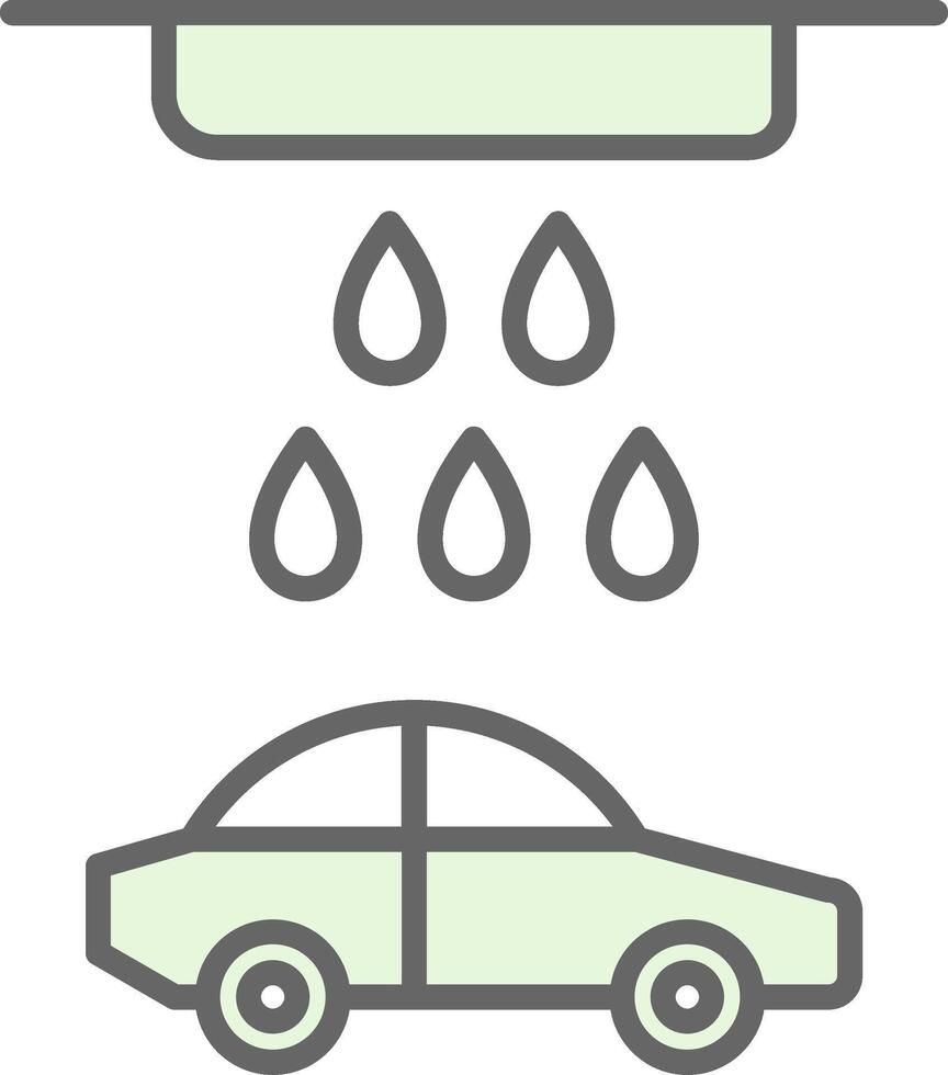 Auto waschen Stutfohlen Symbol Design vektor