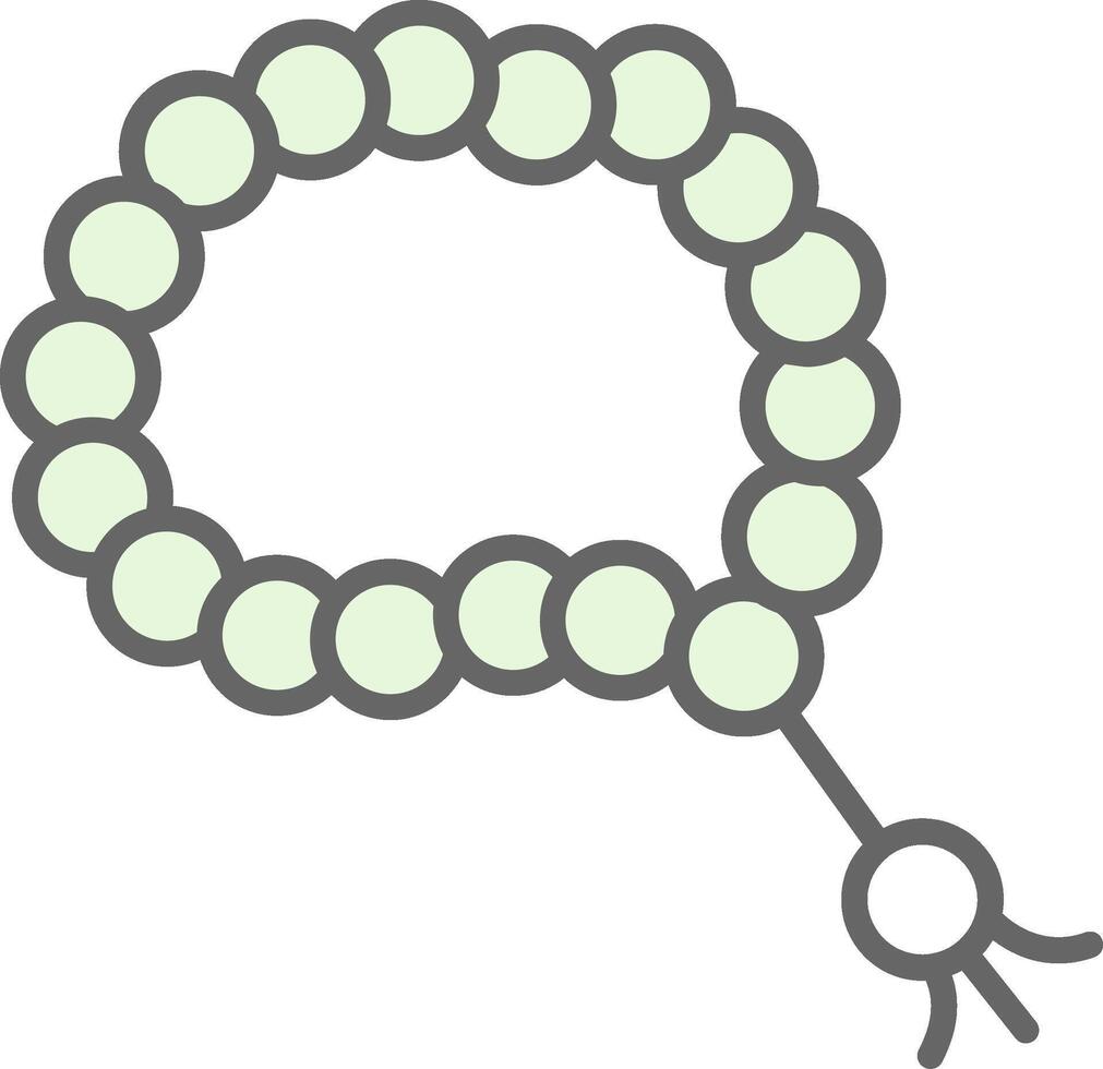 tasbih Stutfohlen Symbol Design vektor