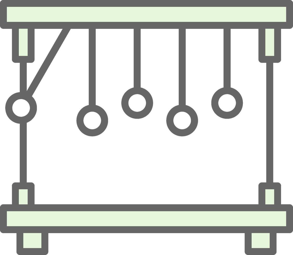 Pendel Stutfohlen Symbol Design vektor