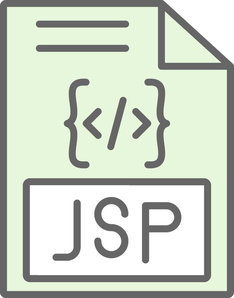 jsp Stutfohlen Symbol Design vektor