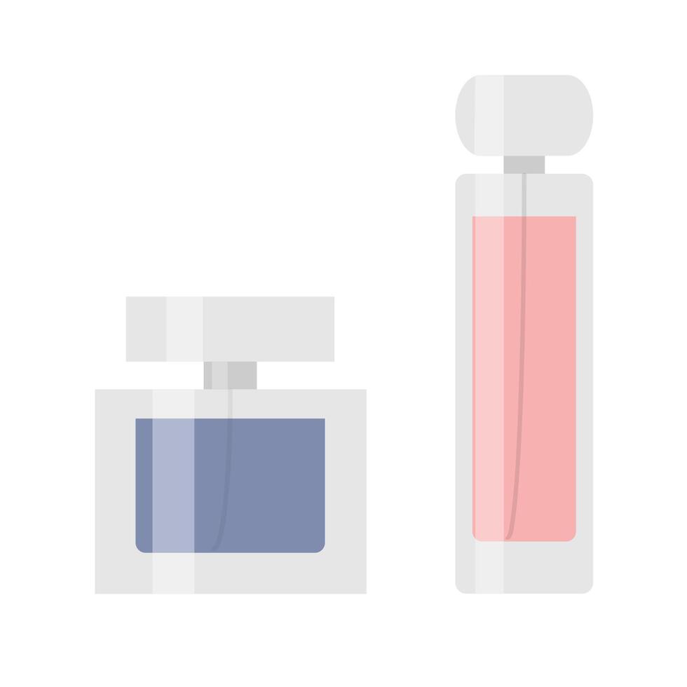 doft spray flaska. platt design illustration uppsättning. vektor