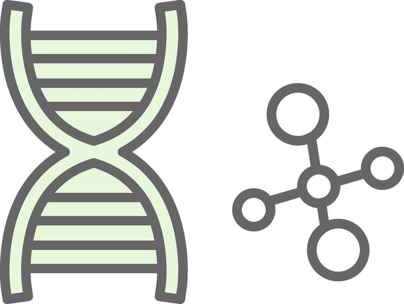 DNA Stutfohlen Symbol Design vektor